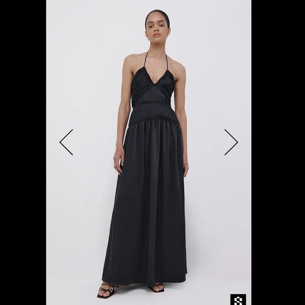 Jonathan Simkhai Clementine Gown in Black